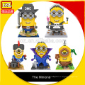 Juguete educativo juguete DIY juguete de juguete de plástico material juguete Minions